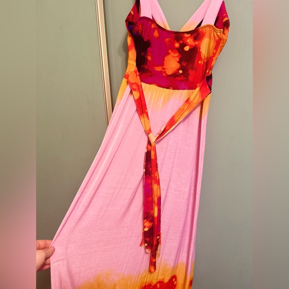 Women’s Summer Maxi Dress Size Small Boho Sundress Sleeveless Maxi Dress - Picture 6 of 13